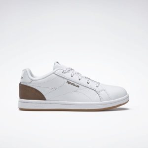 Adidasy Dziecięce Reebok Royal Complete Clean Białe/Brązowe PL 47IRFMH